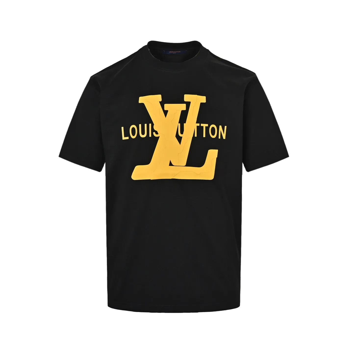 Louis Vuitton/Louis Vuitton thick rubber letter print short sleeves